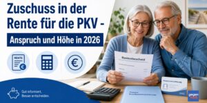 Zuschuss in der Rente für die PKV - Anspruch und Höhe in 2026