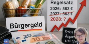Bürgergeld: Preissteigerungen 2026 erreichen den Regelsatz erst 2028