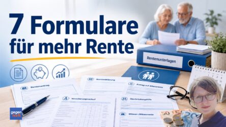 Beitragsbild von: 7 Formulare für eine höhere Rente
