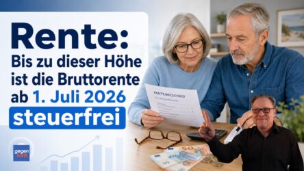Beitragsbild von: Rente: Bis zu dieser Auszahlungshöhe bleibt die Rente seit Juli 2026 steuerfrei
