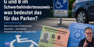 Was bedeuten G und B im Schwerbehindertenausweis für das Parken?
