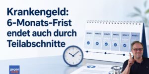 Krankengeld: 6-Monats-Frist endet auch durch Teilabschnitte