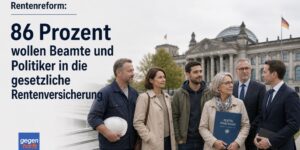 Rentenreform: 86 Prozent wollen Beamte und Politiker in der gesetzlichen Rente sehen