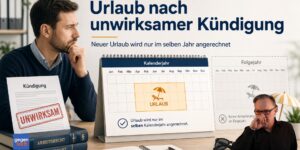 Urlaub nach Kündigung: Neuer Urlaub wird nur im selben Jahr angerechnet