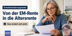 Erwerbsminderungsrente: Von der EM-Rente in die Altersrente – Das ändert sich jetzt