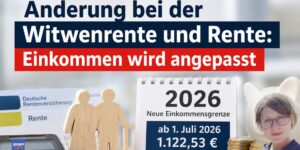 Änderung bei der Witwenrente und Rente: Einkommen wird angepasst