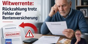 Witwenrente: Rentenversicherung macht Fehler - Witwer muss dennoch Rente zurückzahlen