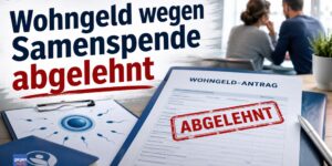 Wohngeld wegen Samenspende abgelehnt - Gericht springt ein