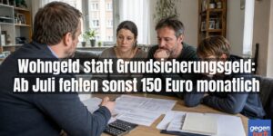 Wohngeld statt Grundsicherungsgeld: Ab Juli fehlen sonst 150 Euro monatlich