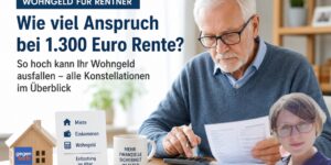 Wie viel Wohngeld-Anspruch haben Rentner bei 1.300 Euro Rente?