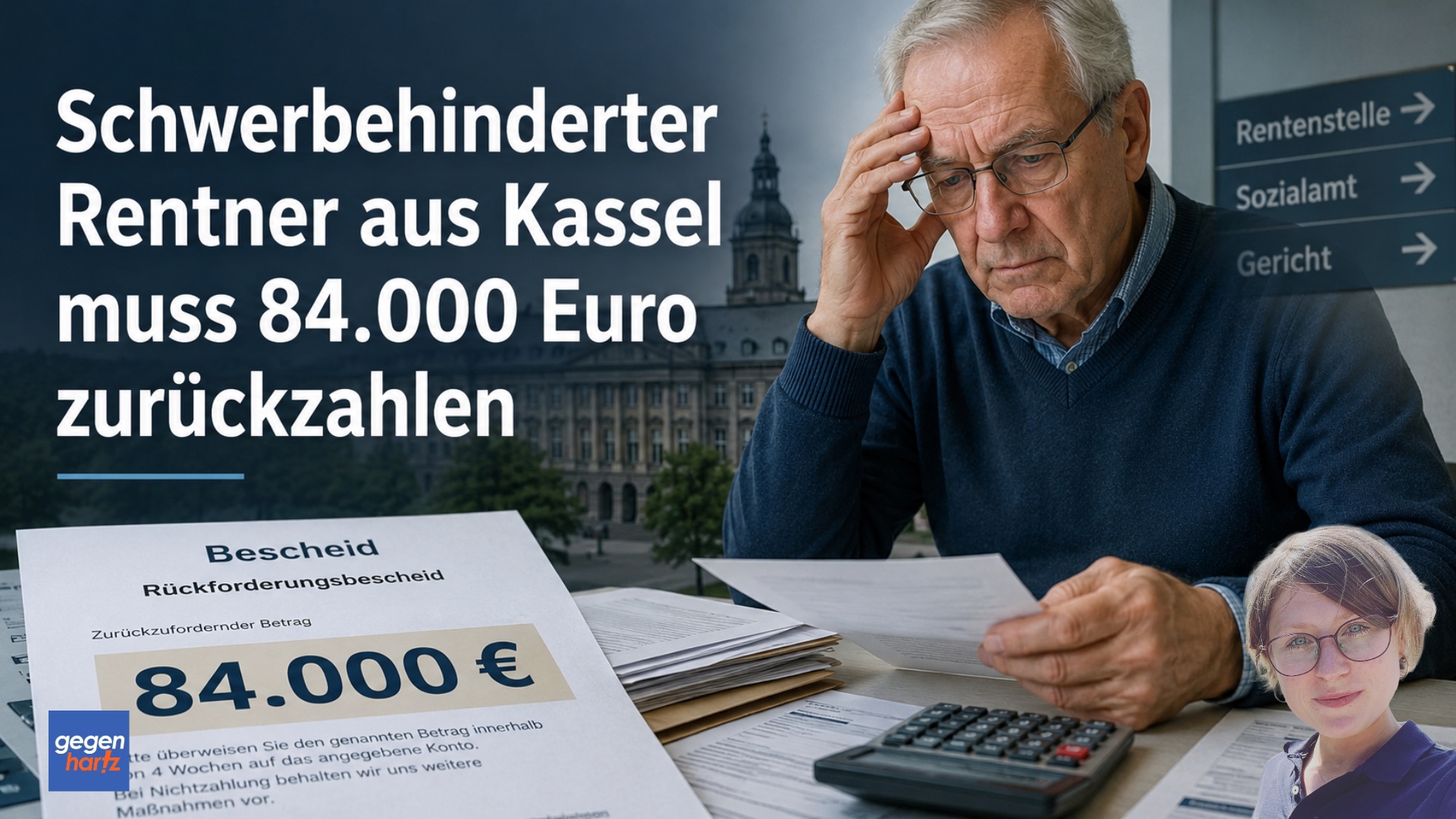 Rentner mit Schwerbehinderung muss 84.000 Euro zurückzahlen - weil ...
