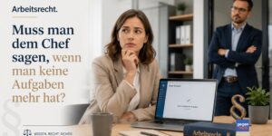 Arbeitsrecht: Muss man dem Chef sagen, wenn man keine Aufgaben mehr hat?