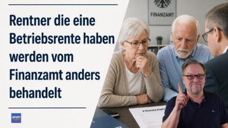 Beitragsbild von: Rentner die eine Betriebsrente beziehen, werden von dem Finanzamt anders behandelt