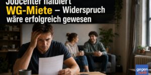 Bürgergeld: Jobcenter halbiert WG-Miete, dabei wäre der Widerspruch erfolgreich gewesen