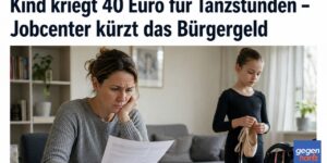 Kind bekommt 40 Euro für Tanzstunden: Das Jobcenter kürzt danach das Bürgergeld