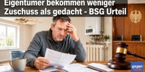 Bürgergeld: Eigentümer bekommen weniger Zuschuss als gedacht - BSG Urteil