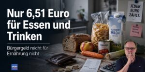 Nur 6,51 Euro für Essen und Trinken: Bürgergeld reicht nicht mehr für Ernährung