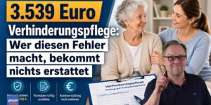 Pflege: 3.539 Euro Verhinderungspflege - Wer diesen Fehler macht, bekommt nichts erstattet