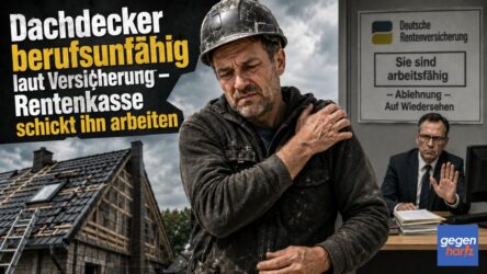 Beitragsbild von: EM-Rente: Dachdecker berufsunfähig laut Versicherung – Rentenkasse schickt ihn arbeiten