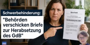Schwerbehinderung: Ämter verschicken Briefe zur Herabsetzung des GdB