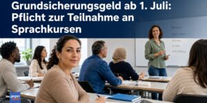 Grundsicherungsgeld ab 1. Juli: Pflicht zur Teilnahme an Sprachkursen