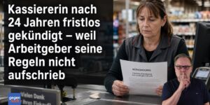 Kassiererin nach 24 Jahren fristlos gekündigt weil Arbeitgeber seine Regeln nicht aufschrieb