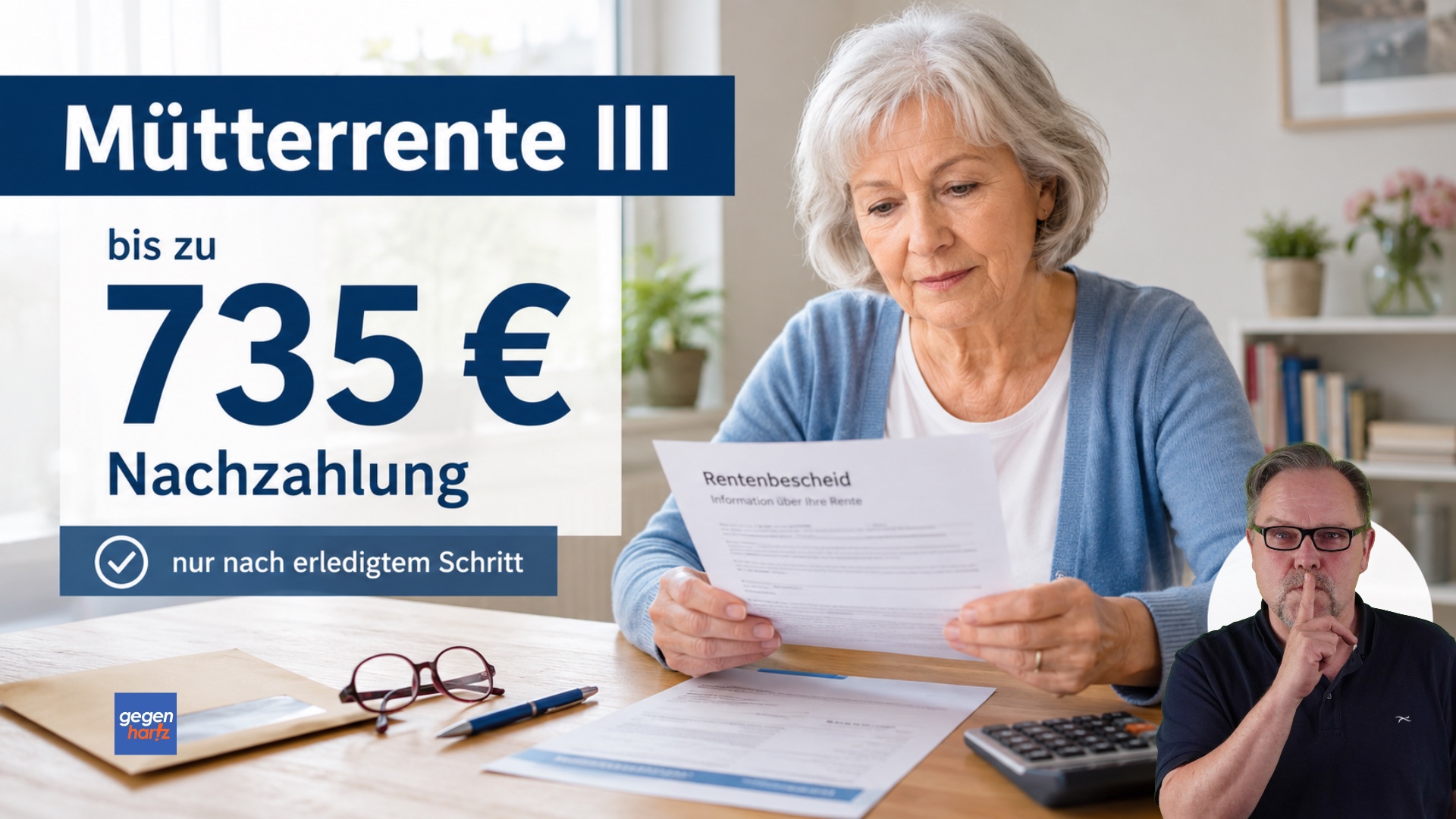 Mütterrente III: 735 Euro Nachzahlung - aber nur für die, die dieses erledigt haben