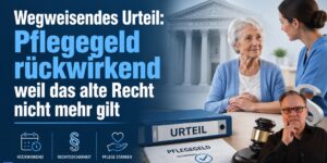 Wegweisendes Urteil: Pflegegeld rückwirkend weil das alte Recht nicht mehr gilt