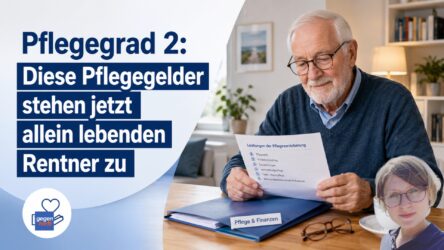 Beitragsbild von: Pflegegrad 2: So hohe Pflegegelder stehen alleinwohnenden Rentnern zu