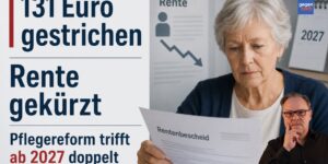 131 Euro gestrichen und Rente gekürzt: Pflegereform trifft ab 2027 doppelt