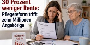 30 Prozent weniger Rente: Pflegereform trifft zehn Millionen Angehörige