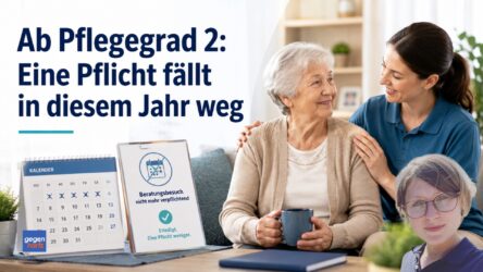 Beitragsbild von: Ab Pflegegrad 2: Eine Pflicht fällt in diesem Jahr weg