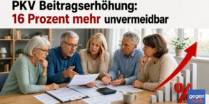Rentner: PKV-Beitragserhöhung 16 Prozent mehr sind unvermeidbar