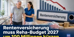 Rentenversicherung muss Reha-Budget 2027 um 100 Millionen kürzen