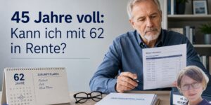 45 Jahre voll: Kann ich mit 62 in Rente gehen?