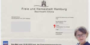 Sozialhilfe: Namen in Sozialamtsschreiben sorgt für Verwirrung