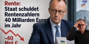 Rente: Der Staat schuldet Rentenzahlern 40 Milliarden Euro pro Jahr