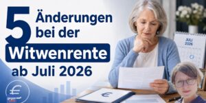 5 Änderungen bei der Witwenrente ab Juli 2026
