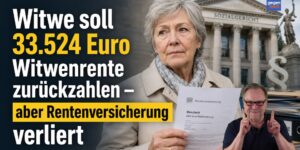 Witwe soll 33.524 Euro Witwenrente zurückzahlen – aber Rentenversicherung verliert