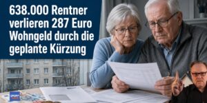 638.000 Rentner sollen 287 Euro Wohngeld durch die Kürzung verlieren