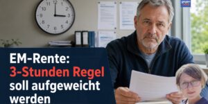 EM-Rente: 3-Stunden Regel soll aufgeweicht werden