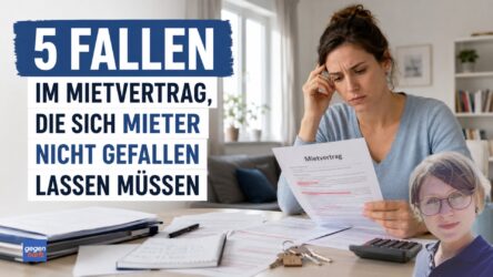 Beitragsbild von: 5 Fallen im Mietvertrag, die sich Mieter nicht gefallen lassen müssen