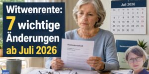 Witwenrente: 7 wichtige Änderungen im Juli 2026
