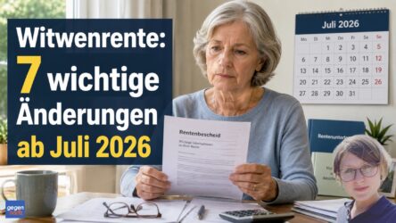Beitragsbild von: Witwenrente: 7 wichtige Änderungen im Juli 2026
