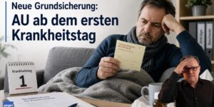 Grundsicherung statt Bürgergeld: AU ab dem ersten Krankheitstag jetzt Pflicht