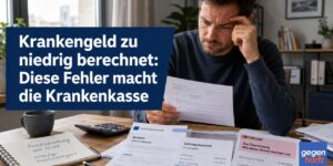 Krankengeld zu niedrig berechnet: Diese Fehler macht die Krankenkasse