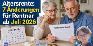 Altersrente: 7 Änderungen für Rentner seit Juli 2026