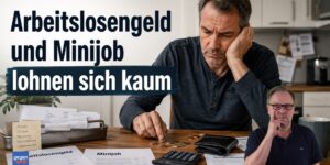 Arbeitslosengeld und Minijob lohnen sich kaum