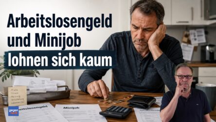 Beitragsbild von: Arbeitslosengeld und Minijob lohnen sich kaum