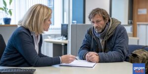 Behörde darf halbes Arbeitslosengeld einbehalten, auch bei Obdachlosen